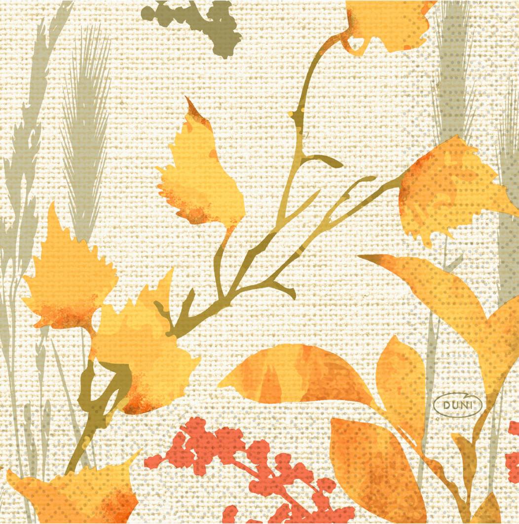 Салфетки (бумажные) 3-ply 33X33cm Fall Beauty, 50шт