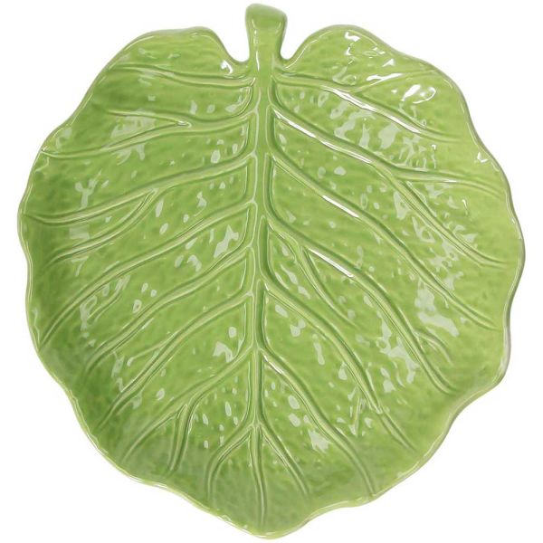 Farfurie Frunza Lemon Garden, 23x21x3 cm