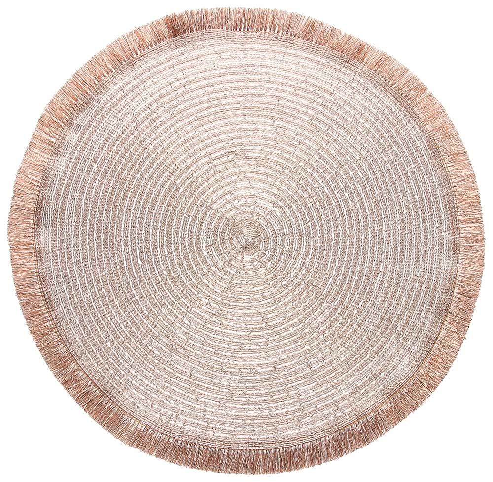 Suport farfurie Lurex Oro Rosa, 38 cm