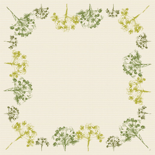 Скатерть из эко-бумаги Dunicel 84X84CM Green Umbles