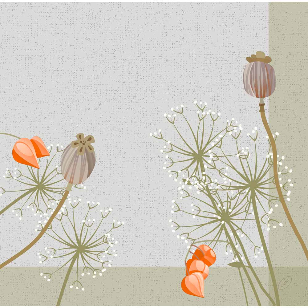 Скатерть из эко-бумаги Dunicel 84X84CM Vintage Herbarium